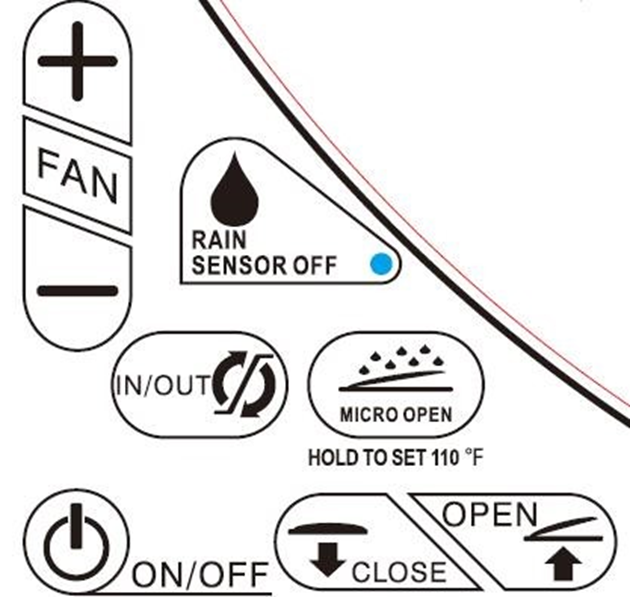 rain sensor fan control